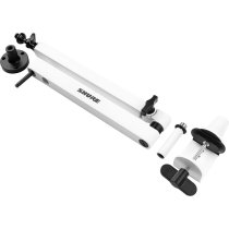 Shure Low-Profile Desktop Mic Boom Stand, White