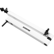 Shure Low-Profile Desktop Mic Boom Stand, White