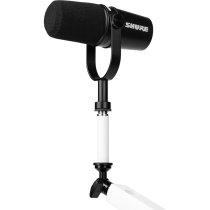 Shure Low-Profile Desktop Mic Boom Stand, White