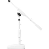 Shure Compact Desktop Boom Mic Stand, White