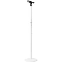 Shure 10″ Round Base Mic Stand, White