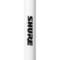 Shure 10″ Round Base Mic Stand, White