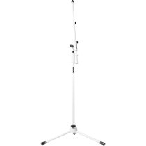 Shure Mic Stand with Telescoping Boom, White