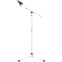 Shure Mic Stand with Telescoping Boom, White