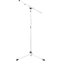 Shure Mic Stand with Telescoping Boom, White