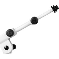 Shure Mic Stand with Telescoping Boom, White