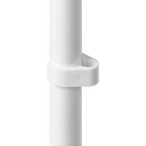 Shure Mic Stand with Telescoping Boom, White