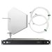 4-Channel Wireless Microphone Upgrade Pack with Diversity Fin IPX Antenna, White