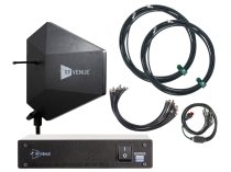 5-Channel Wireless Microphone Upgrade Pack with Diversity Fin IPX Antenna, Black