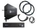 5-Channel Wireless Microphone Upgrade Pack with Diversity Fin IPX Antenna, Black