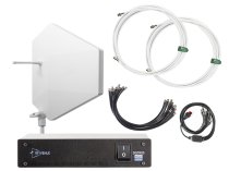 5-Channel Wireless Microphone Upgrade Pack with Diversity Fin IPX Antenna, White