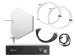 5-Channel Wireless Microphone Upgrade Pack with Diversity Fin IPX Antenna, White