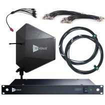 9-Channel Wireless Microphone Upgrade Pack with Diversity Fin IPX Antenna, Black