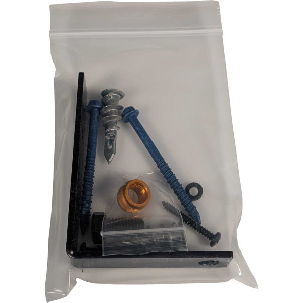 Universal Antenna Wall-Mount Kit, Black