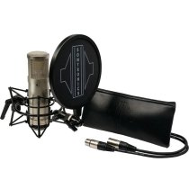 Cardioid Condenser Microphone with Accessories, Silver