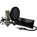 Cardioid Condenser Microphone with Accessories, Silver