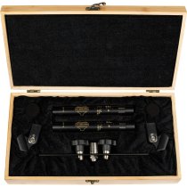 Matched Stereo Pair of Small-Diaphragm Condenser Microphones, Black