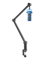 Microphone, Desktop Stand and Cable Kit, Blue