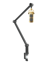 Microphone, Desktop Stand and Cable Kit, Gold