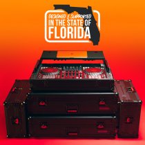 ONYX Flight Case with Upper Deck for Rane System One DJ Controller, Black on Black
