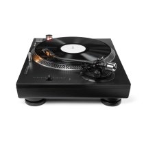 Direct-Drive DJ Turntable with Ortofon OM Black Cartridge, Black