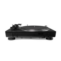 Direct-Drive DJ Turntable with Ortofon OM Black Cartridge, Black