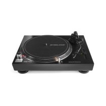 Direct-Drive DJ Turntable with Ortofon OM Black Cartridge, Black