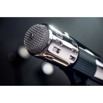 Vintage-Style Dynamic Vocal Microphone for Live Sound, Chrome