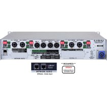 NXE Series 4-Channel Networkable Multi-Mode Power Amplifier with OPDAC4 & OPDante Cards