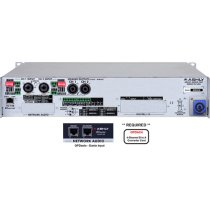 NXE Series 2-Channel Networkable Multi-Mode Power Amplifier with OPDAC4 & OPDante Cards