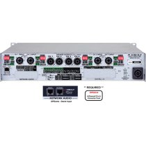 NXE Series 4-Channel Networkable Multi-Mode Power Amplifier with OPDAC4 & OPDante Cards