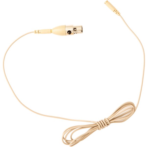 Replacement 4' Cable for HT7 Headworn Microphone, Beige