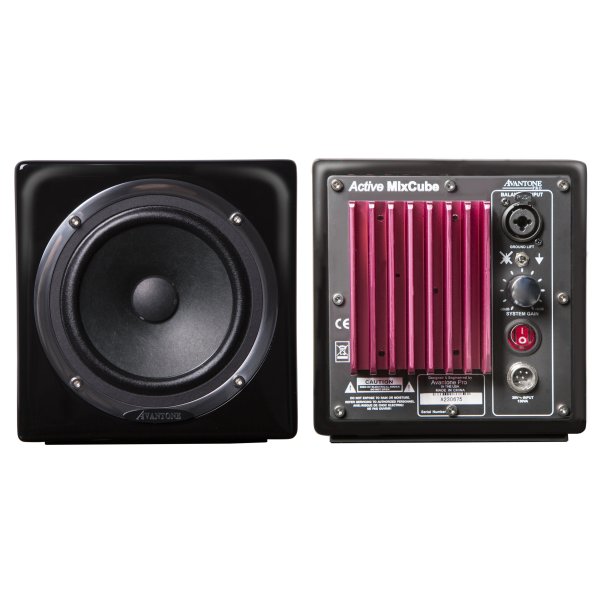 Active MixCube Powered Full-Range Mini Reference Monitors, Black (Pair)