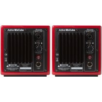 Active MixCube Powered Full-Range Mini Reference Monitors, Red (Pair)