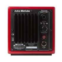 Active MixCube Powered Full-Range Mini Reference Monitors, Red (Single)