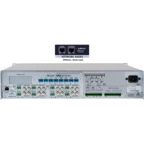 4-Channel 500W Pema Network Power Amplifier with OPDante Card & Protea DSP Software Suite (70V)
