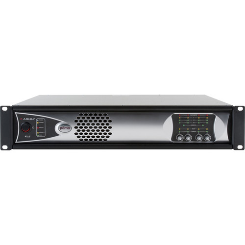 4-Channel 500W Pema Network Power Amplifier with OPDante Card & Protea DSP Software Suite (70V)