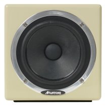 MixCube Passive Black Full-Range Mini Reference Monitor Mono, Retro-Cream (Single)