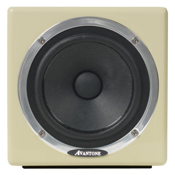 MixCube Passive Black Full-Range Mini Reference Monitor Mono, Retro-Cream (Single)