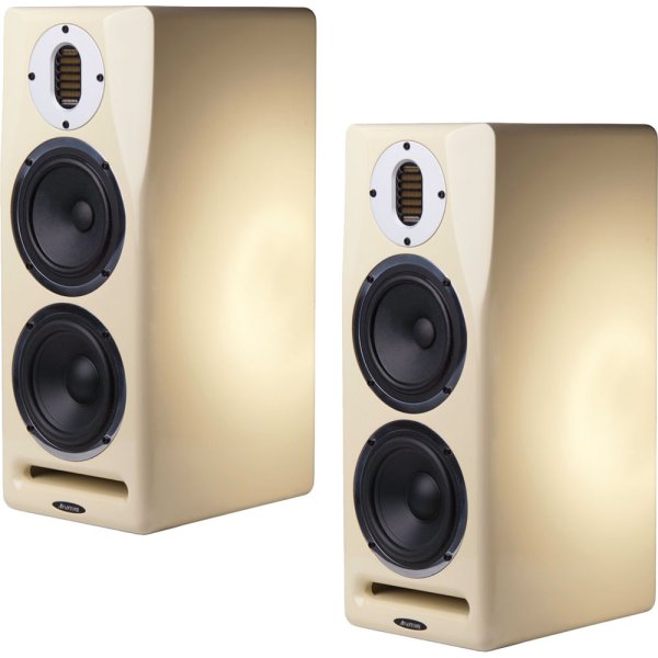 Mix Tower Active 3-Way Studio Monitors, Cream (Pair)