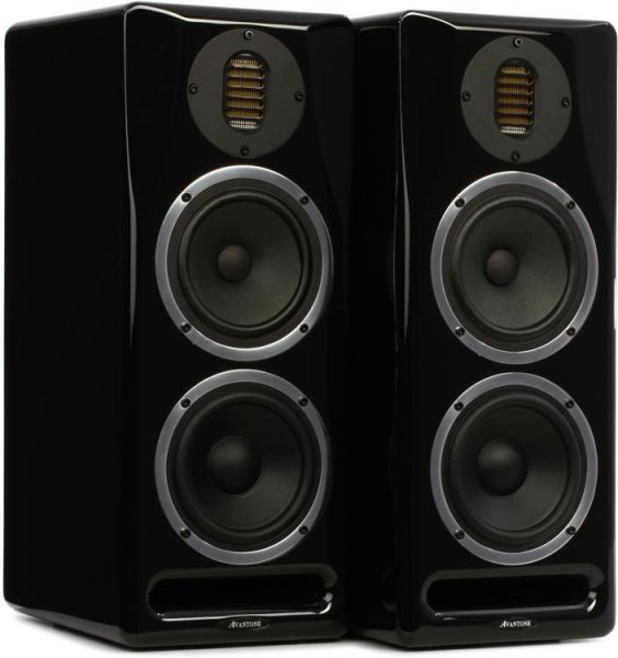 Mix Tower Active 3-Way Studio Monitors, Black (Pair)