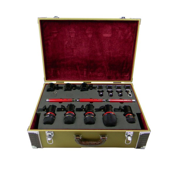 8-Mic Drum Microphone Kit