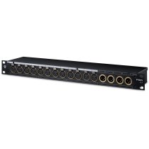 16-point Patchbay with 32 Gold-plated XLR Connectors