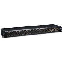 16-point Patchbay with 32 Gold-plated XLR Connectors