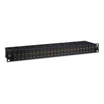 48-Point Gold-Plated TRS Patchbay With 3-Way Switching