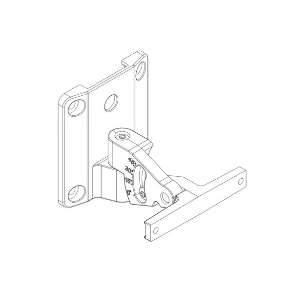 Directional Wall-Mount Bracket for CANTO 5C/5CT/5CA and KEIRON 4C/5C, Black