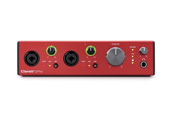 Pure-sounding 10-in / 4-out Audio Interface
