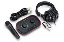 Podcast Bundle With Vocaster One Audio Interface, Microphone and Headphones