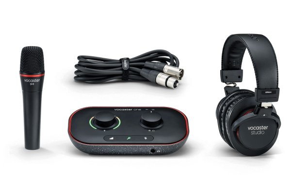 Podcast Bundle With Vocaster One Audio Interface, Microphone and Headphones