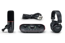 Podcast Bundle With Vocaster Two Audio Interface, Microphone and Headphones
